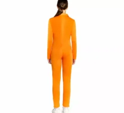 Costume da detenuto arancione per donna