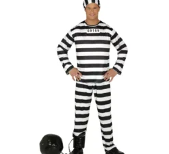 Costume da detenuto per uomo