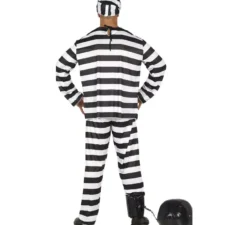 Costume da detenuto per uomo