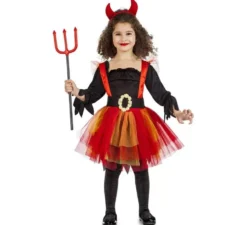 Costume da Diavolessa con tutu per bambina