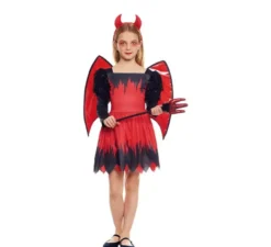 Costume da diavolo alato per bambina