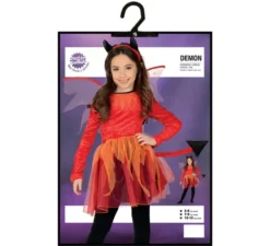 Costume da diavolo con le ali per bambina