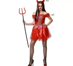 Costume da Diavolo del Fuoco per donna