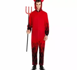 Costume da diavolo in fiamme per uomo