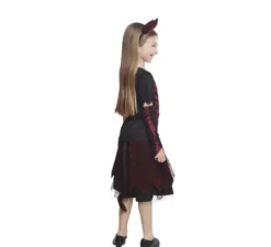 Costume da diavolo scheletro per bambina