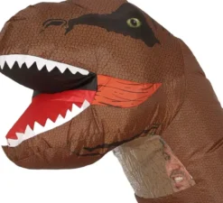 Costume da dinosauro gonfiabile grande per adulto