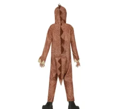 Costume da dinosauro marrone per bambini