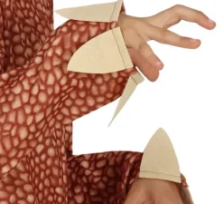 Costume da dinosauro marrone per bambini