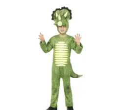 Costume da dinosauro triceratopo per bambini