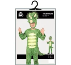 Costume da dinosauro triceratopo per bambini