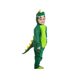 Costume da dinosauro verde per bambini