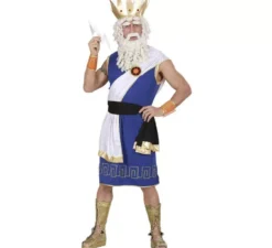 Costume da Dio Zeus con corona da uomo