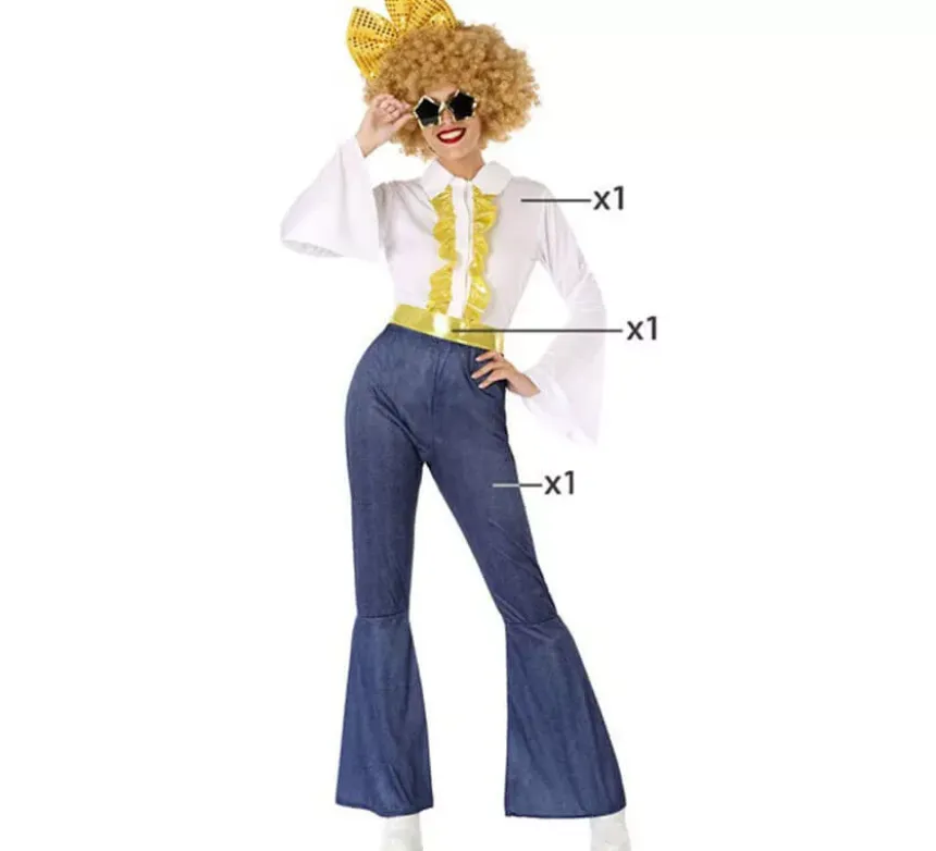 Costume da discoteca anni '80 per donna