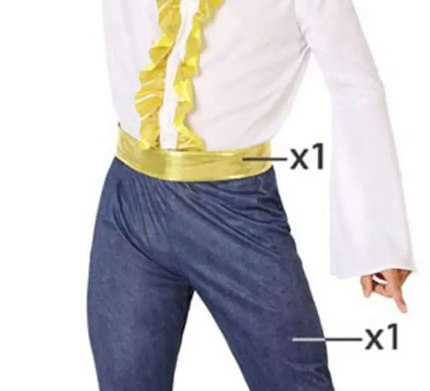 Costume da discoteca anni '80 per uomo