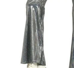 Costume da discoteca argento da donna