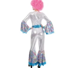 Costume da Discoteca Argento per donna