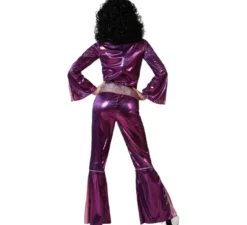 Costume da discoteca fucsia per donna