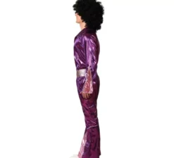 Costume da discoteca fucsia per uomo