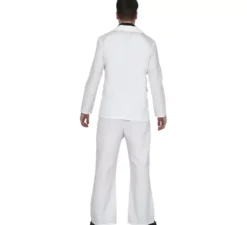 Costume da discoteca in bianco e nero per uomo