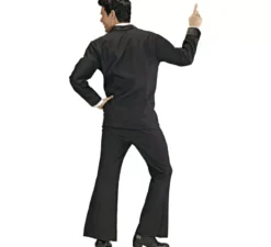Costume da discoteca nero per uomo