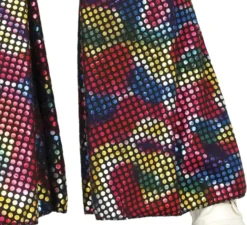 Costume da discoteca scintillante per donna