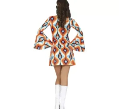 Costume da discoteca vestito anni '70 da donna