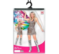 Costume da diva della discoteca anni '70 per donna