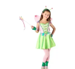 Costume da dolce fatina rosa per bambina
