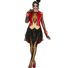 Costume da Domatore di Scheletri con copricapo per donna