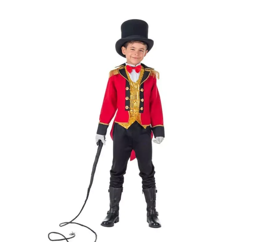 Costume da Domatore rosso per bambino