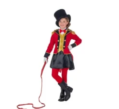 Costume da Domatrice rossa per bambina