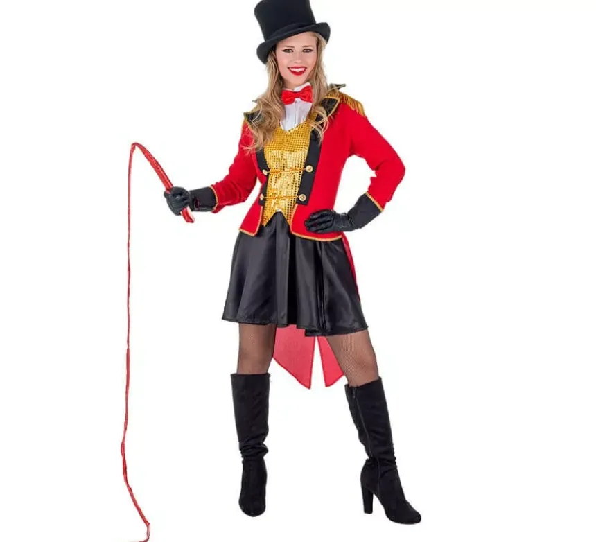 Costume da Domatrice rossa per donna