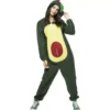 Costume da donna con cappuccio Avocado verde scuro