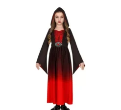 Costume da donna gotica rossa per ragazze
