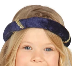 Costume da donna medievale blu