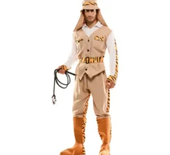 Costume da doppio cacciatore e tigre per adulti