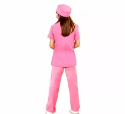 Costume da dottoressa rosa per bambina