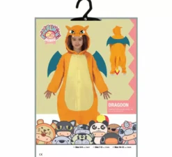Costume da drago arancione per bambino