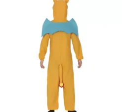 Costume da drago arancione per uomo