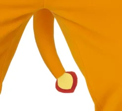 Costume da drago arancione per uomo