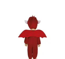 Costume da drago rosso con ali per bebè