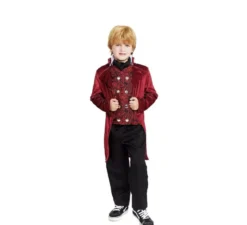 costume da duca inglese bordeaux per bambino