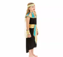 Costume da egiziana nera per bambina