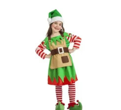 Costume da Elfa natalizia per bambina