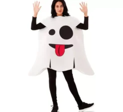 Costume da emoticon fantasma per adulti