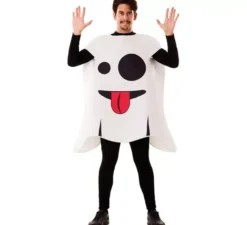 Costume da emoticon fantasma per adulti