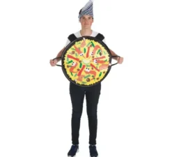 Costume da emoticon paella per adulti