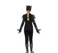 Costume da eroe da gatto nero per bambina