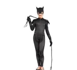 Costume da eroe da gatto nero per bambina
