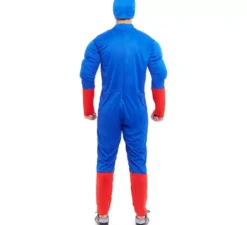 Costume da eroe della star americana per uomo